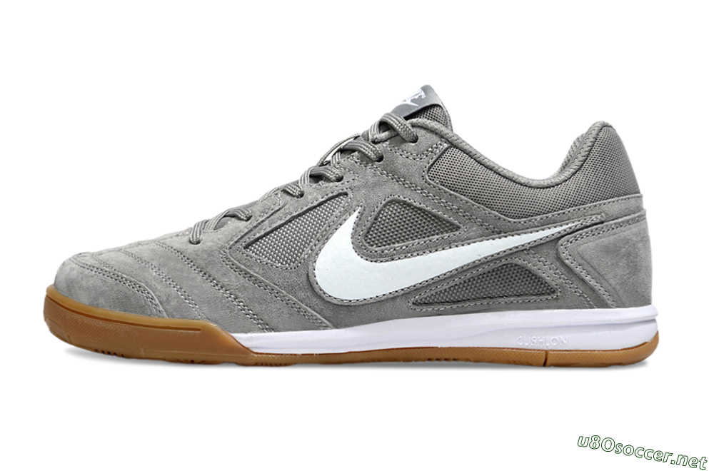 Men's Nike SB Gato IC Football Shoes - Grey/White 0