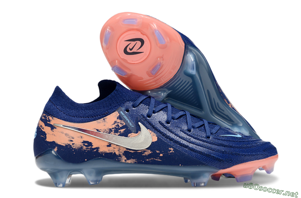 Men's Nike Phantom GX 2 Elite FG Football Boots - Blue/White/Pink 2