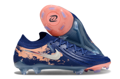 Men's Nike Phantom GX 2 Elite FG Football Boots - Blue/White/Pink
