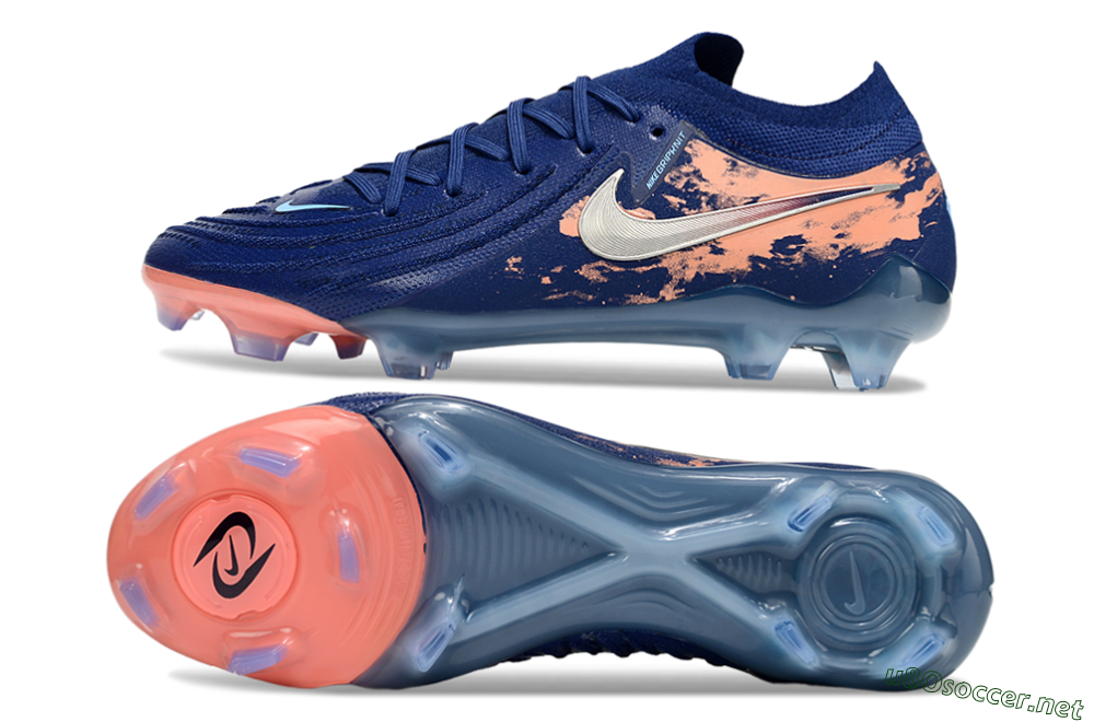 Men's Nike Phantom GX 2 Elite FG Football Boots - Blue/White/Pink 1
