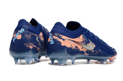 Men's Nike Phantom GX 2 Elite FG Football Boots - Blue/White/Pink