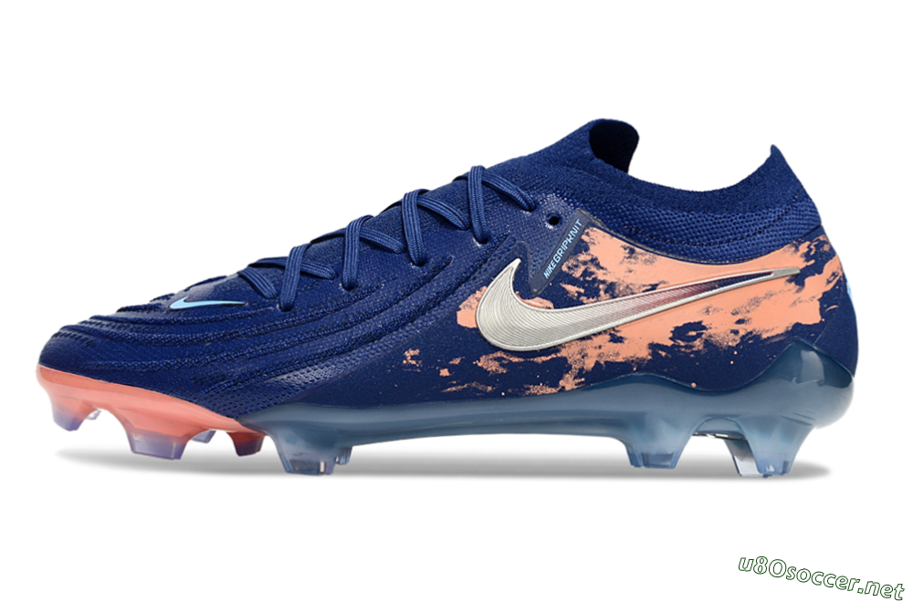 Men's Nike Phantom GX 2 Elite FG Football Boots - Blue/White/Pink 0