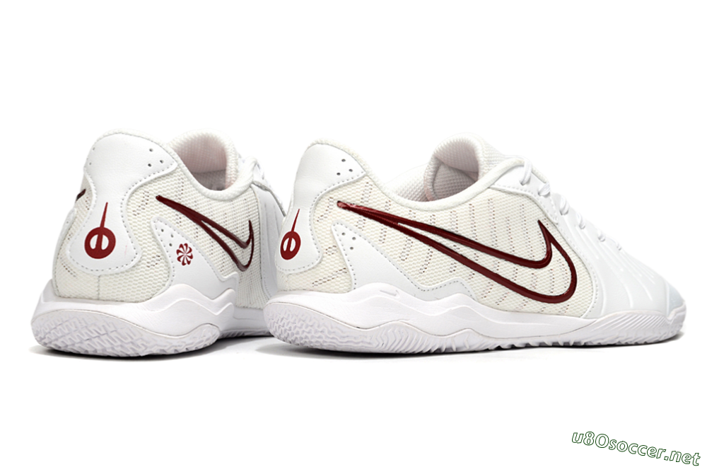 Men's Nike Tiempo Legend 10 Academy IC Football Shoes - White/Red 6