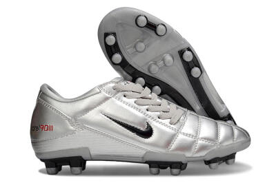 Men's Nike Total 90 III FG Football Boots - Silver/Black