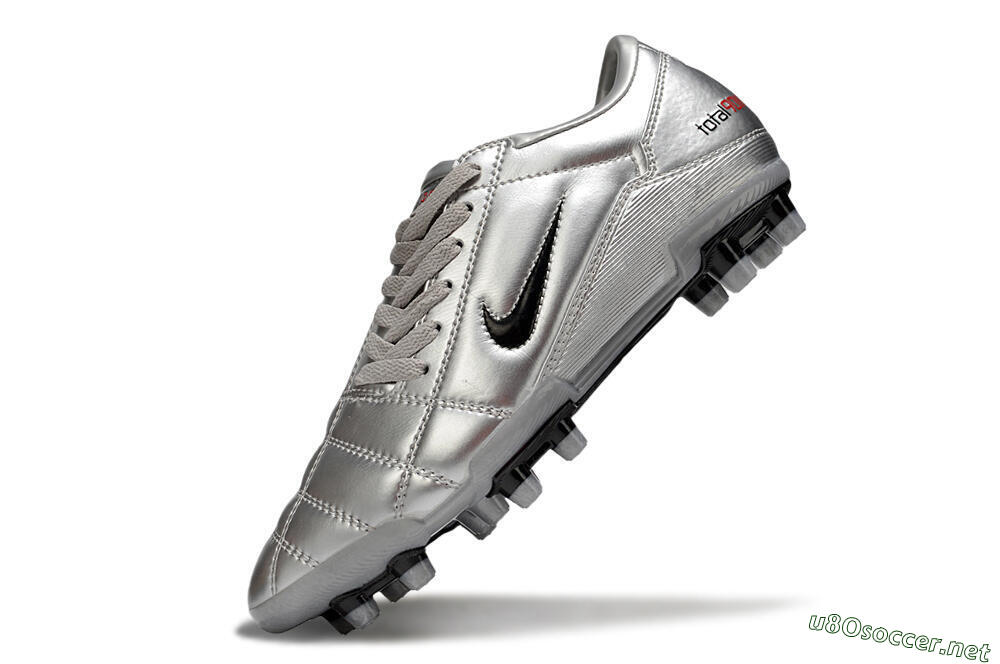 Men's Nike Total 90 III FG Football Boots - Silver/Black 5