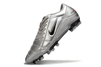 Men's Nike Total 90 III FG Football Boots - Silver/Black