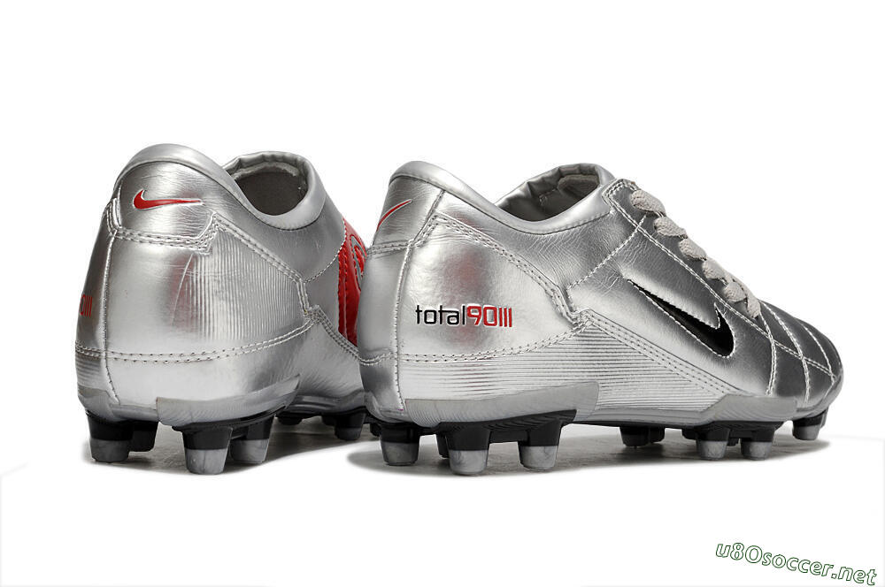 Men's Nike Total 90 III FG Football Boots - Silver/Black 6