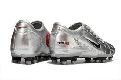 Men's Nike Total 90 III FG Football Boots - Silver/Black