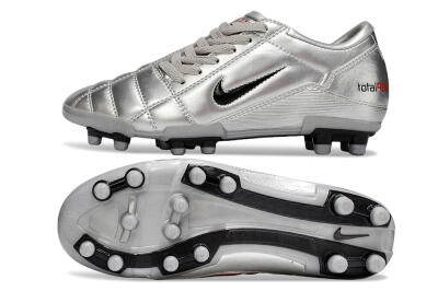 Men's Nike Total 90 III FG Football Boots - Silver/Black