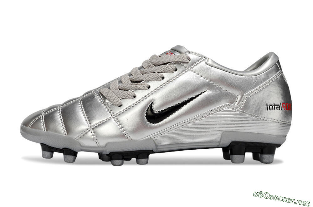 Men's Nike Total 90 III FG Football Boots - Silver/Black 0