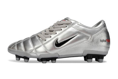 Men's Nike Total 90 III FG Football Boots - Silver/Black