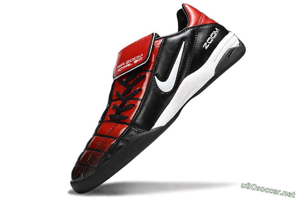 Men's Nike Air Zoom Total 90 III IC Football Shoes - Black/Red/White 5