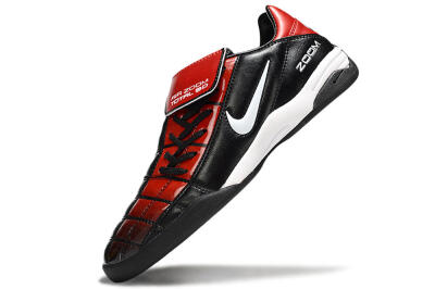 Men's Nike Air Zoom Total 90 III IC Football Shoes - Black/Red/White