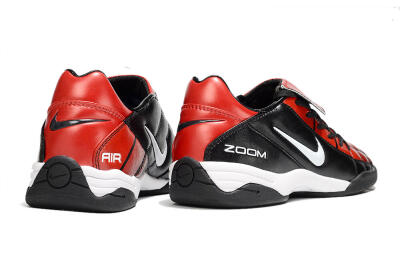 Men's Nike Air Zoom Total 90 III IC Football Shoes - Black/Red/White