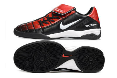 Men's Nike Air Zoom Total 90 III IC Football Shoes - Black/Red/White