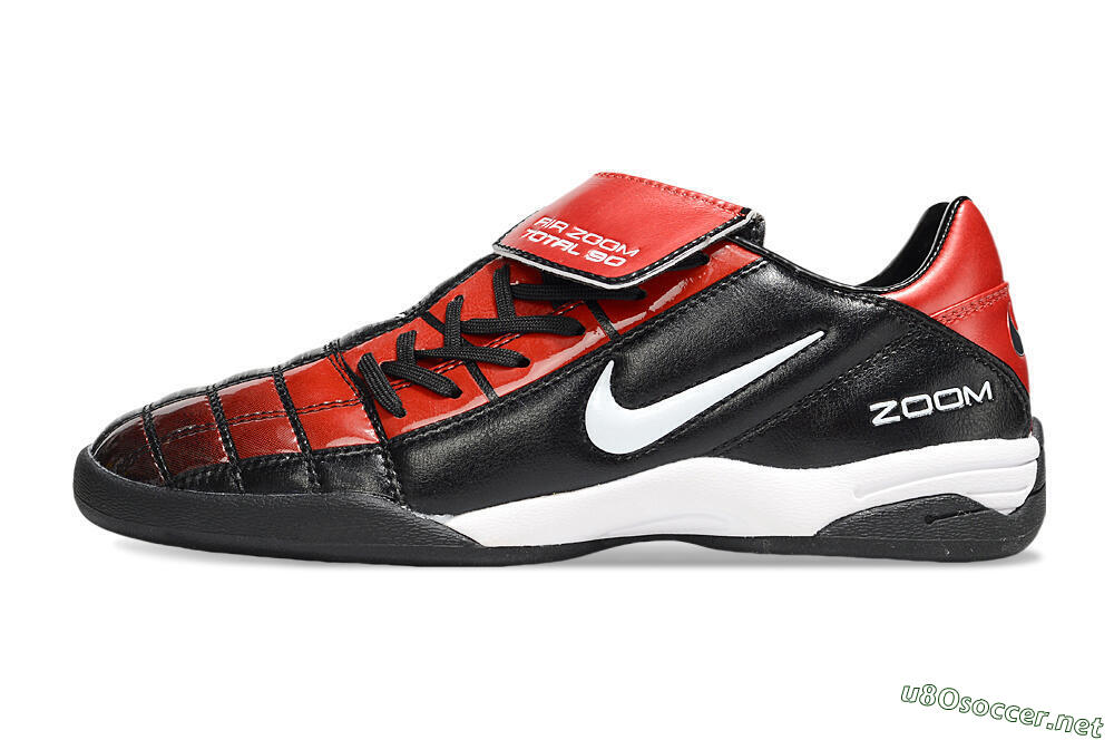 Men's Nike Air Zoom Total 90 III IC Football Shoes - Black/Red/White 0