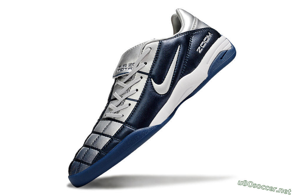 Men's Nike Air Zoom Total 90 III IC Football Shoes - Blue/Silver/White 5