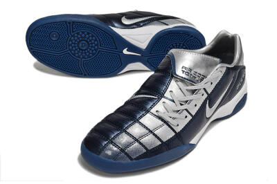 Men's Nike Air Zoom Total 90 III IC Football Shoes - Blue/Silver/White