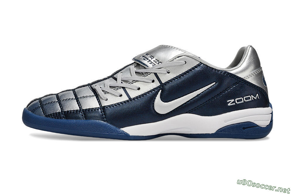Men's Nike Air Zoom Total 90 III IC Football Shoes - Blue/Silver/White 0