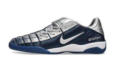 Men's Nike Air Zoom Total 90 III IC Football Shoes - Blue/Silver/White