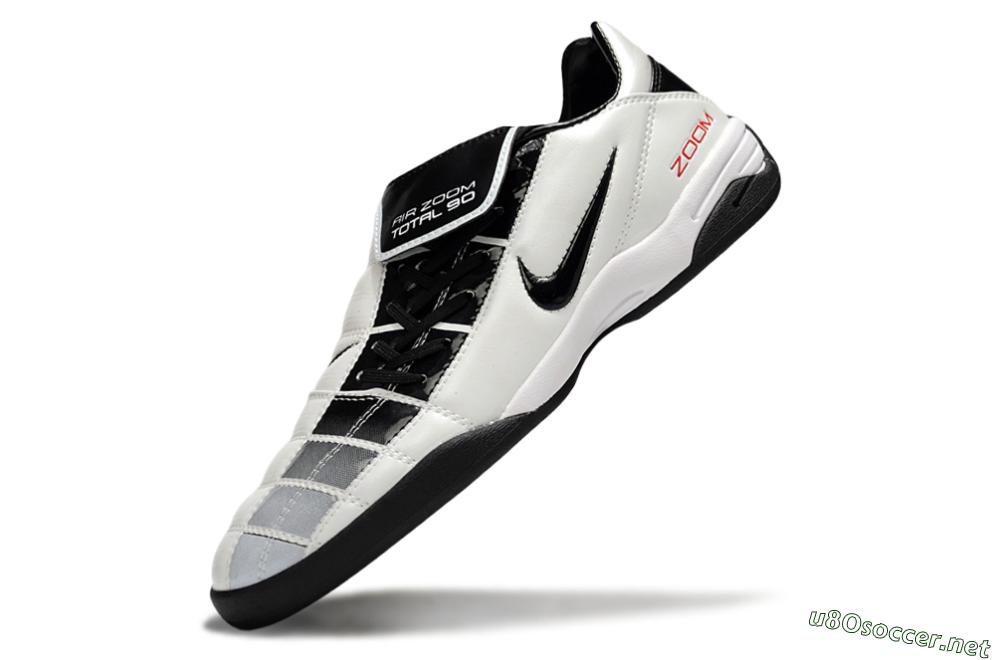 Men's Nike Air Zoom Total 90 III IC Football Shoes - White/Black 5