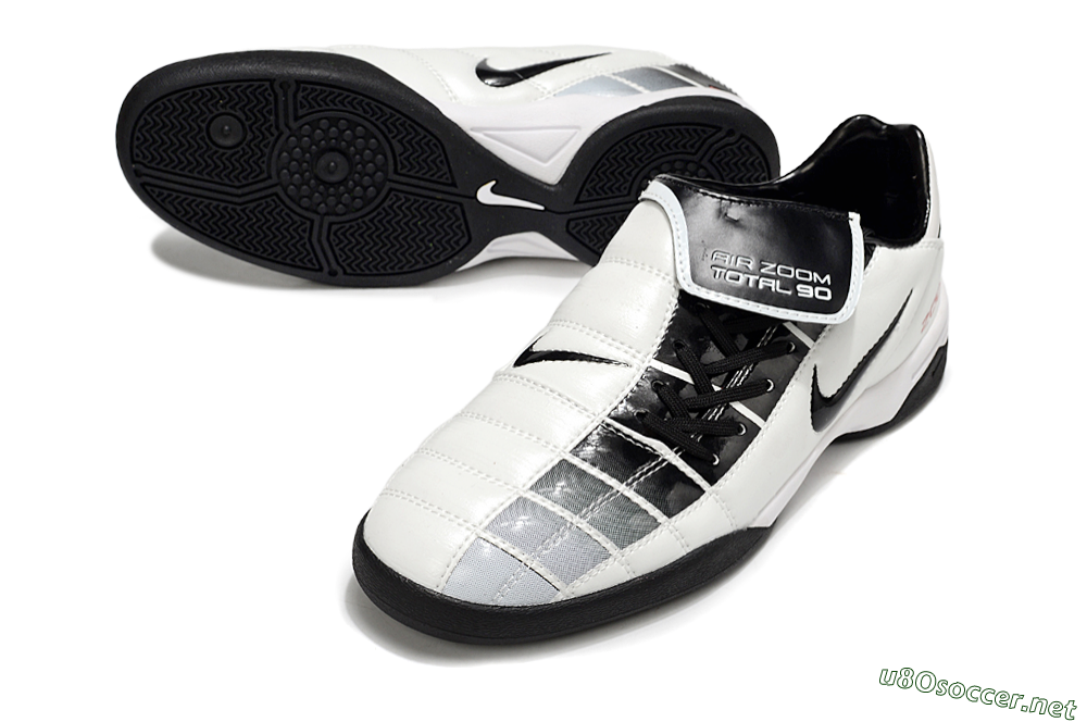 Men's Nike Air Zoom Total 90 III IC Football Shoes - White/Black 3