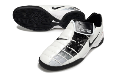 Men's Nike Air Zoom Total 90 III IC Football Shoes - White/Black