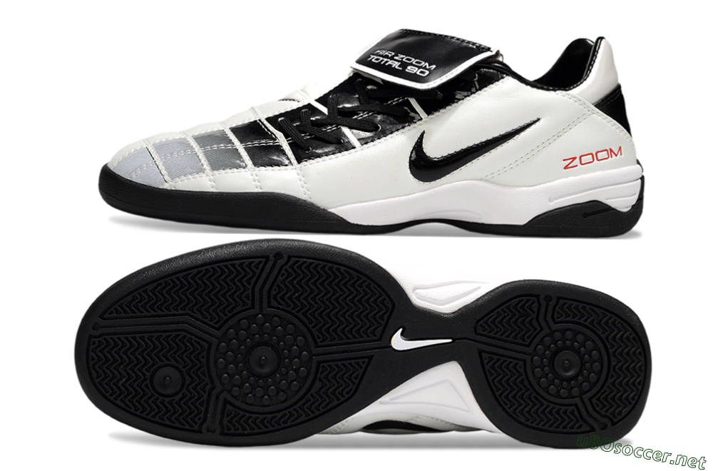 Men's Nike Air Zoom Total 90 III IC Football Shoes - White/Black 1