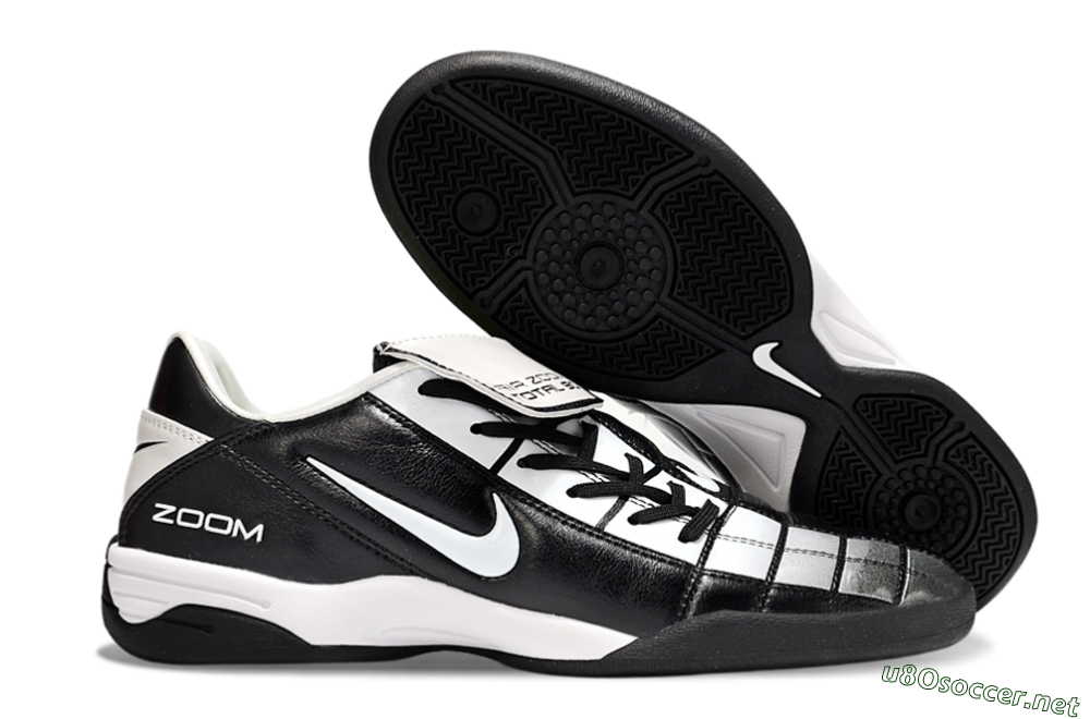 Men's Nike Air Zoom Total 90 III IC Football Shoes - Black/White 2