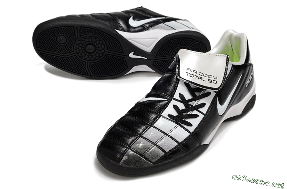 Men's Nike Air Zoom Total 90 III IC Football Shoes - Black/White 3