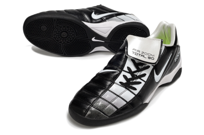 Men's Nike Air Zoom Total 90 III IC Football Shoes - Black/White