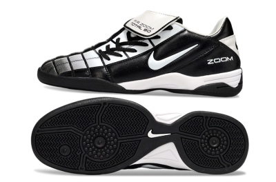 Men's Nike Air Zoom Total 90 III IC Football Shoes - Black/White