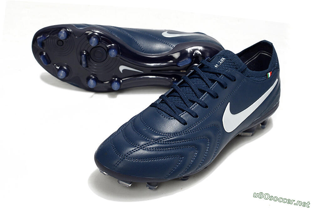 Men's Nike Tiempo Legend 10 Elite FG Football Boots - Blue/White 3