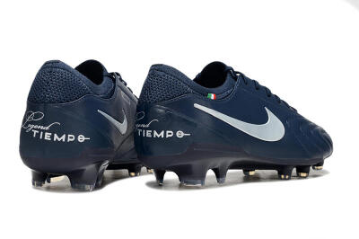 Men's Nike Tiempo Legend 10 Elite FG Football Boots - Blue/White