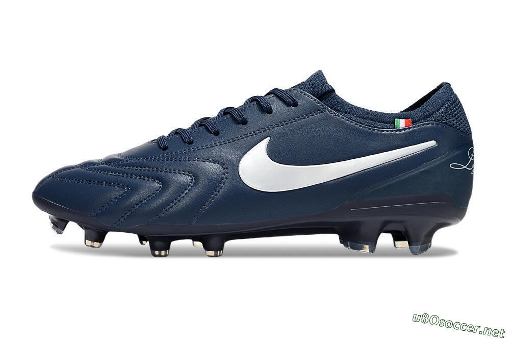 Men's Nike Tiempo Legend 10 Elite FG Football Boots - Blue/White 0