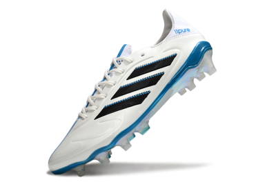 Men's Adidas Copa Pure 3 Elite FG Football Boots - White/Black/Blue