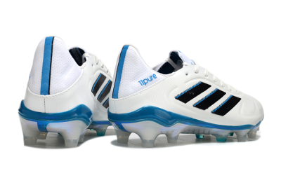 Men's Adidas Copa Pure 3 Elite FG Football Boots - White/Black/Blue