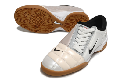Men's Nike Total 90 III IC Football Shoes - White/Black/Pink