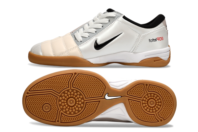 Men's Nike Total 90 III IC Football Shoes - White/Black/Pink