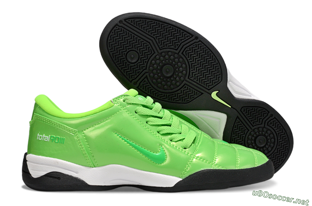 Men's Nike Total 90 III IC Football Shoes - Green/White 2