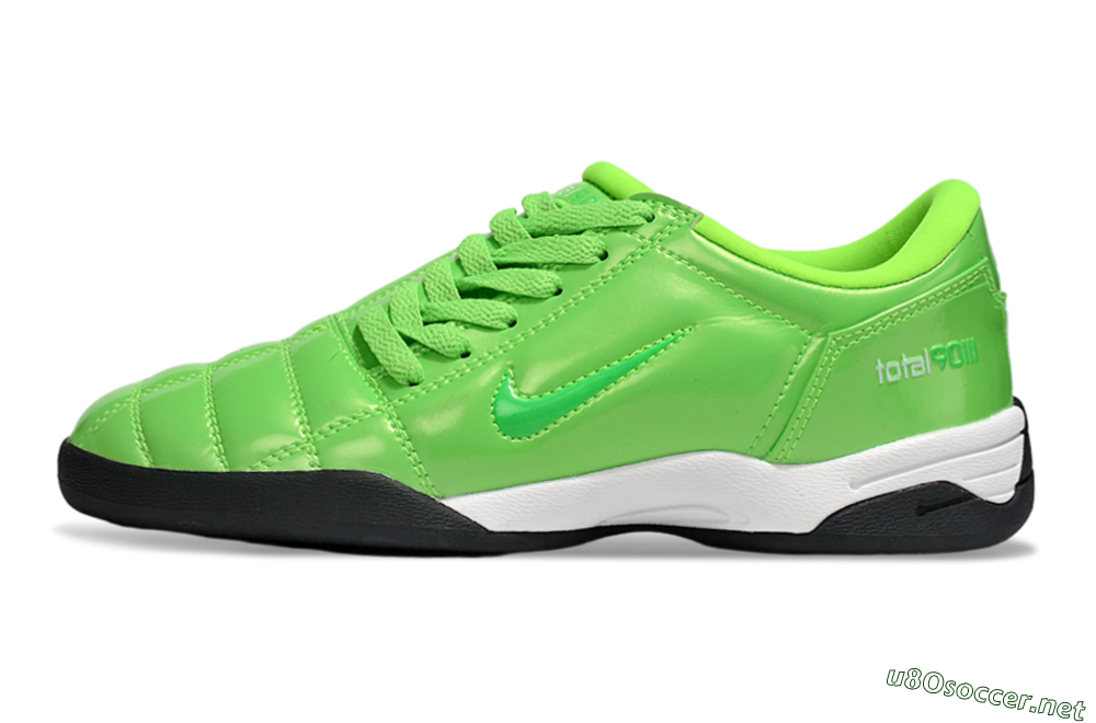 Men's Nike Total 90 III IC Football Shoes - Green/White 0