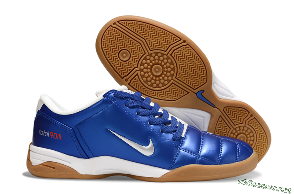 Men's Nike Total 90 III IC Football Shoes - Blue/White 2