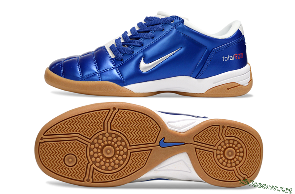 Men's Nike Total 90 III IC Football Shoes - Blue/White 1