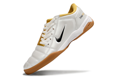 Men's Nike Total 90 III IC Football Shoes - White/Black/Yellow