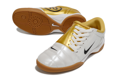 Men's Nike Total 90 III IC Football Shoes - White/Black/Yellow