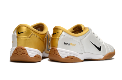 Men's Nike Total 90 III IC Football Shoes - White/Black/Yellow
