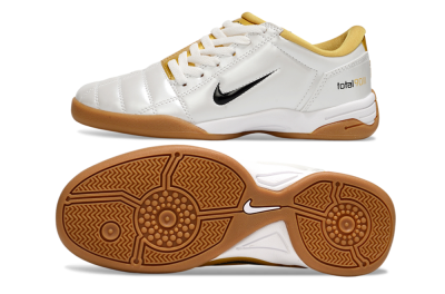 Men's Nike Total 90 III IC Football Shoes - White/Black/Yellow