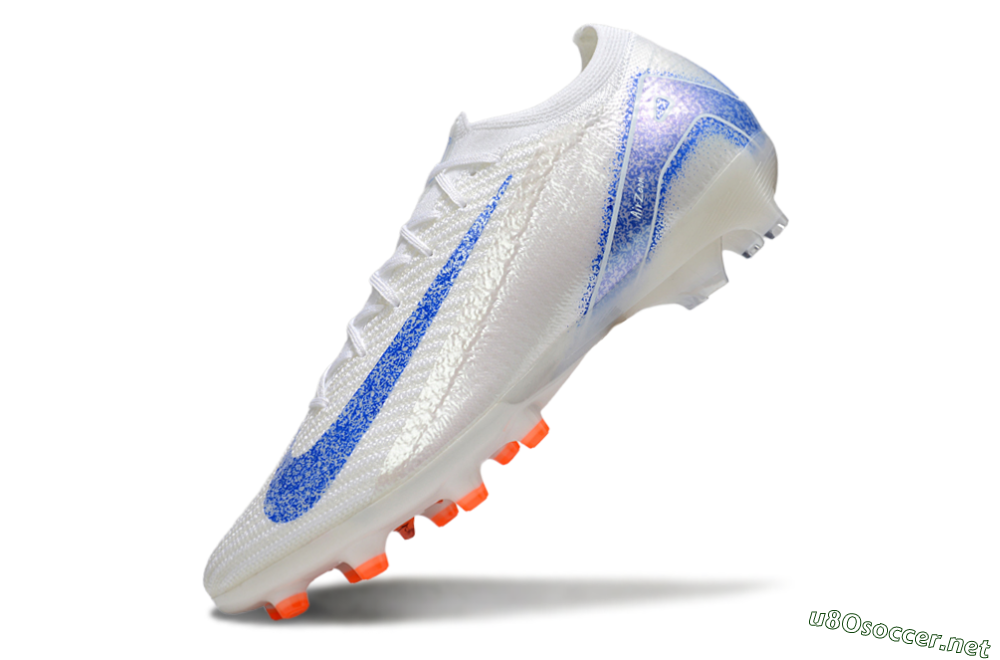 Men's Nike Air Zoom Mercurial Vapor 16 Elite AG Football Boots - White/Blue 5