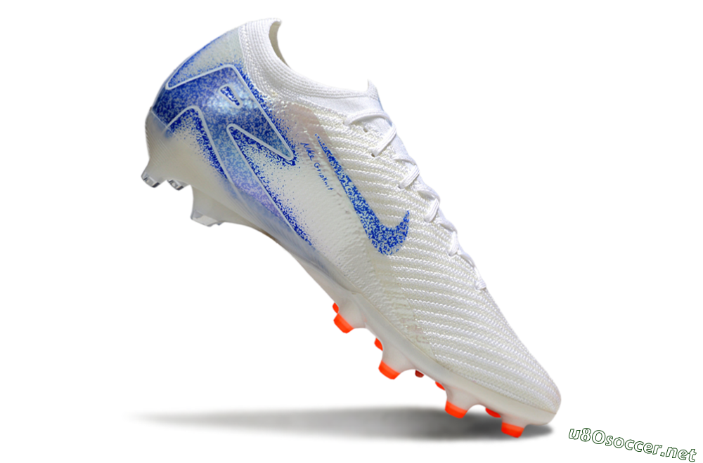 Men's Nike Air Zoom Mercurial Vapor 16 Elite AG Football Boots - White/Blue 4