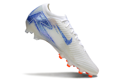 Men's Nike Air Zoom Mercurial Vapor 16 Elite AG Football Boots - White/Blue